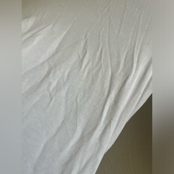 Bailey 44 hooped long sleeve white top size Small grunge neutral - Picture 4 of 10